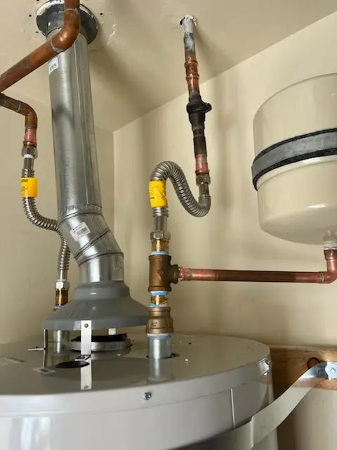 Water heater installation and plumbing repair in Colwich